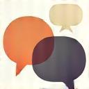 Image representing communication with speech bubbles